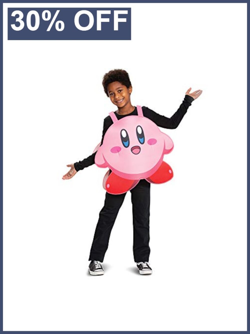 Kirby Costume for Kids Official Character Outfit with Adjustable Straps